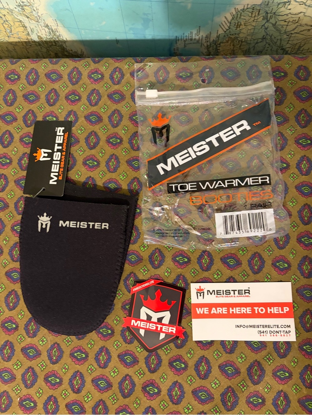 Meister Neoprene Toe
Warmer Booties (Pair) -
Black - New w/ Tags